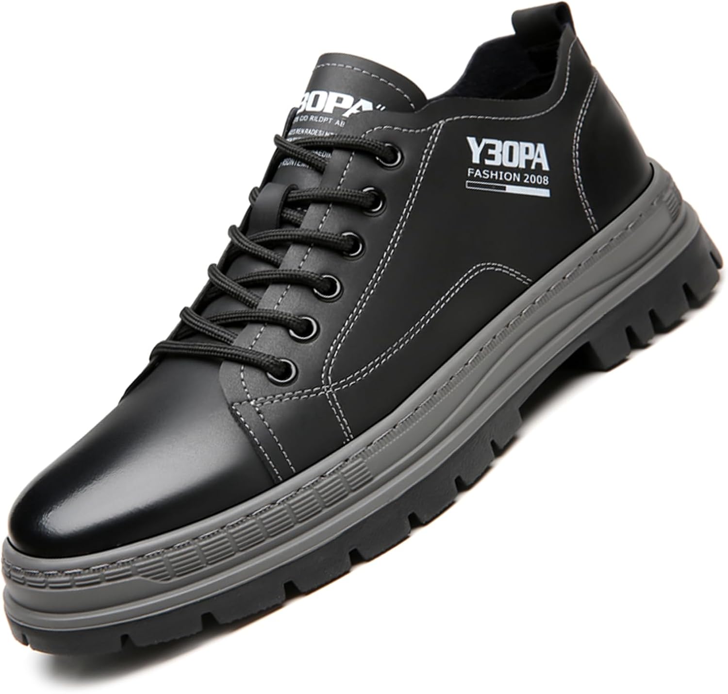 Мужские повседневные оксфорды из натуральной кожи, с платформой, удобные, противоскользящие, модные низкие кроссовки для улицы, и нарядные туфли Optigard, черный
Мужские повседневные оксфорды из натуральной кожи, с платформой, удобные, противоскользящие, модные низкие кроссовки для улицы, и нарядные туфли Optigard, черный
