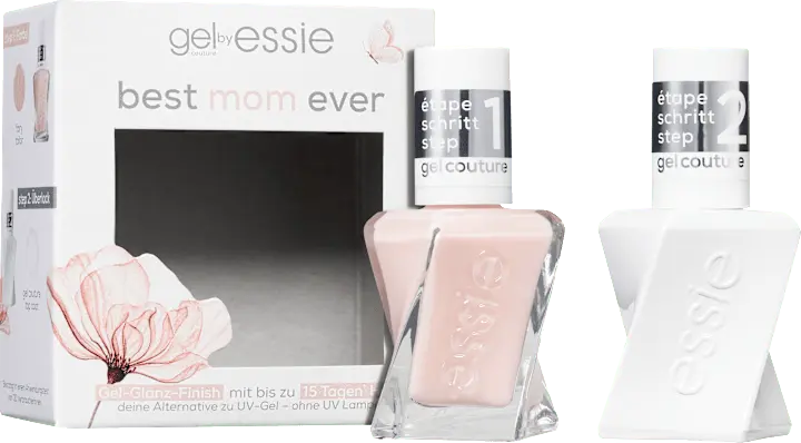 Лак для ногтей essie Nagellackset Gel Couture Routine Best Mom Ever, 2tlg, 1 St
Лак для ногтей essie Nagellackset Gel Couture Routine Best Mom Ever, 2tlg, 1 St