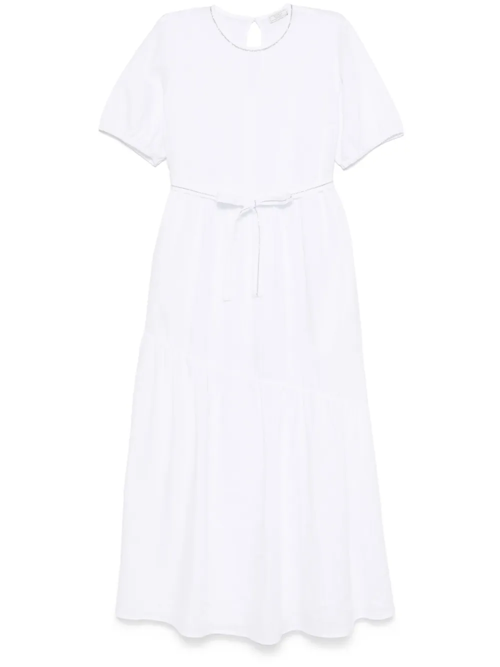 Декорированное платье миди Peserico, белый
Декорированное платье миди Peserico, белый