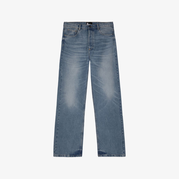 Прямые джинсы The Kooples с эффектом выцветания, голубой
Прямые джинсы The Kooples с эффектом выцветания, голубой