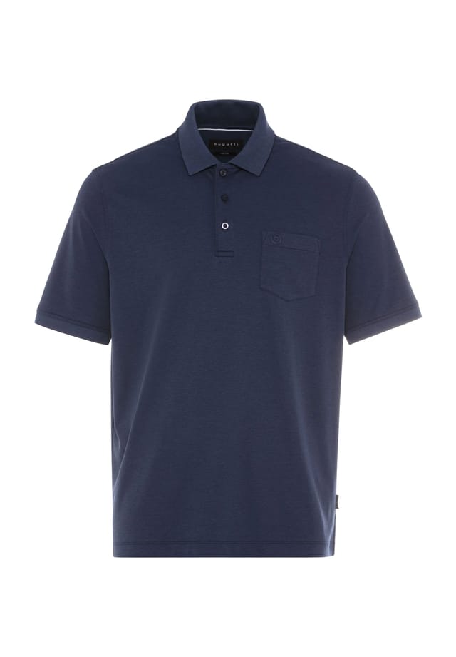 Нагрудный карман рубашки поло Bugatti, синий
Нагрудный карман рубашки поло Bugatti, синий