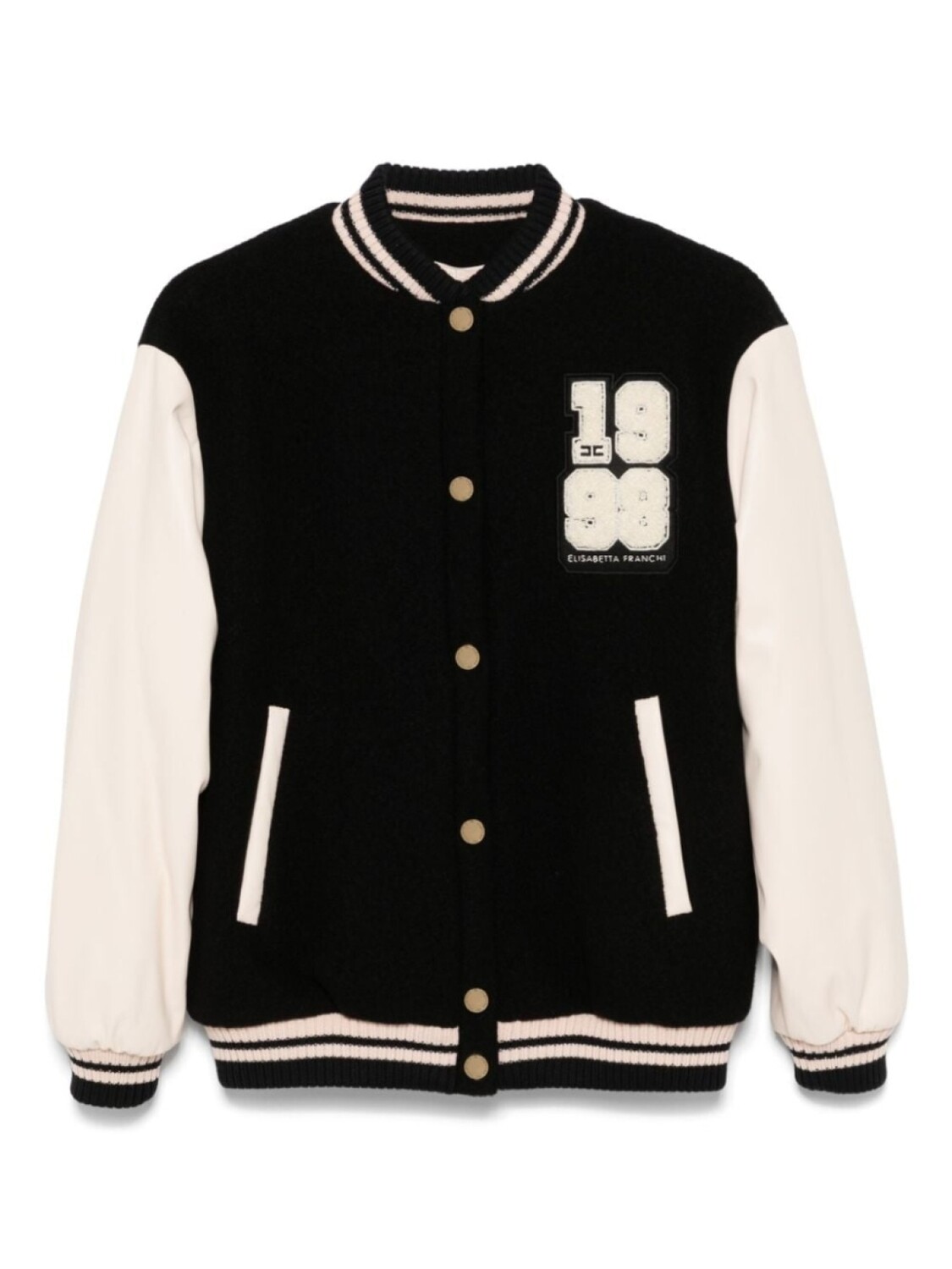 Elisabetta Franchi La Mia Bambina университетская куртка с цветными блоками, черный
Elisabetta Franchi La Mia Bambina университетская куртка с цветными блоками, черный