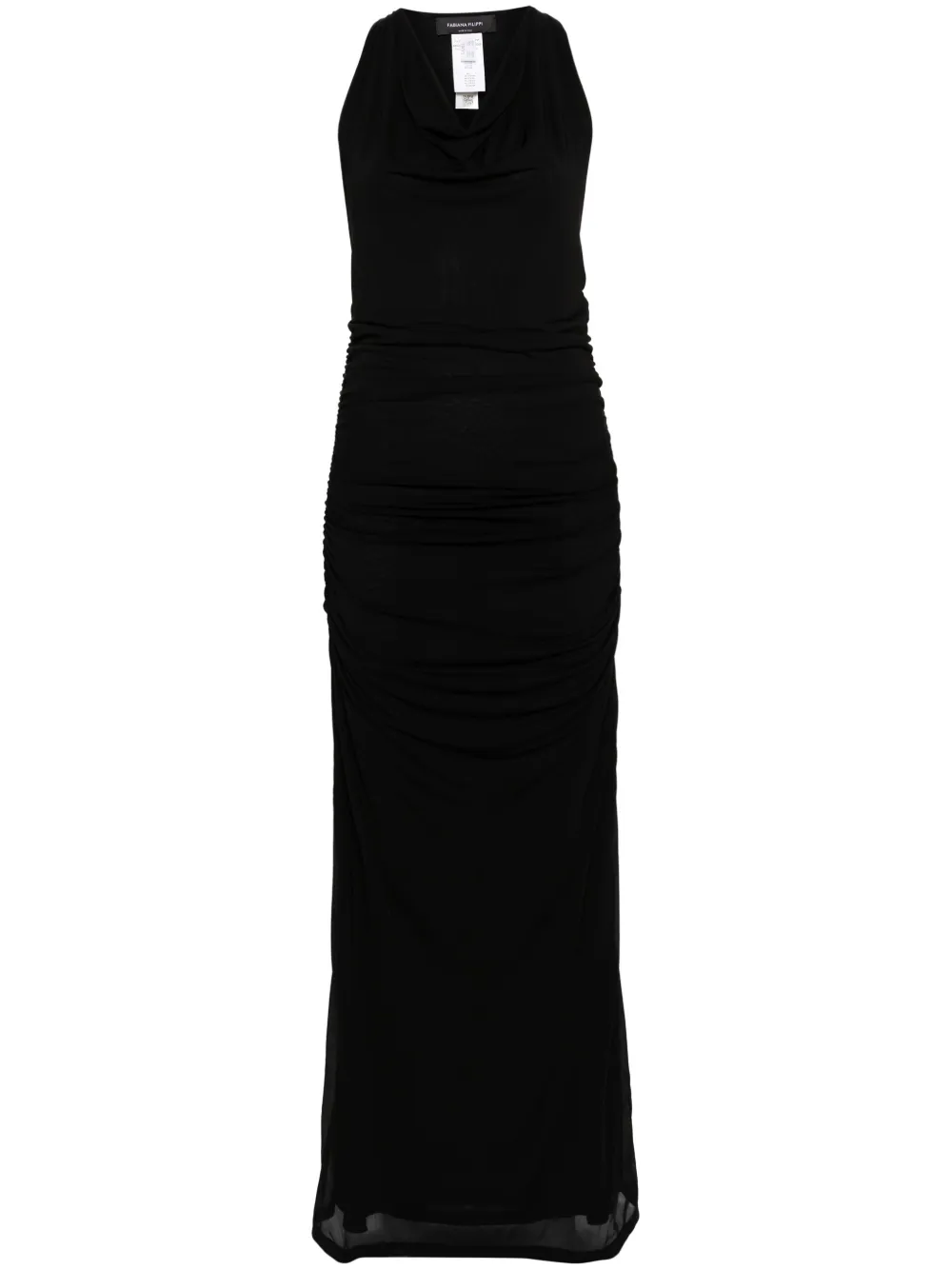 Платье без рукавов с драпировкой Fabiana Filippi, черный
Платье без рукавов с драпировкой Fabiana Filippi, черный
