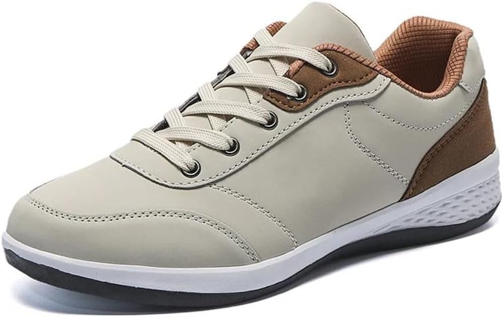 Мужские весенние водонепроницаемые кроссовки для прогулок, повседневная кожаная спортивная обувь, противоскользящая обувь для тенниса Generic, бежевый
Мужские весенние водонепроницаемые кроссовки для прогулок, повседневная кожаная спортивная обувь, противоскользящая обувь для тенниса Generic, бежевый