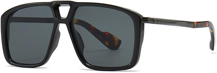 Мужские солнцезащитные очки в стиле ретро с двойной перемычкой, защита от УФ-излучения UV400, модные женские солнцезащитные очки с заклепками и градиентным переходом цвета TKKTLLT, Black Leopard Grey
Мужские солнцезащитные очки в стиле ретро с двойной перемычкой, защита от УФ-излучения UV400, модные женские солнцезащитные очки с заклепками и градиентным переходом цвета TKKTLLT, Black Leopard Grey