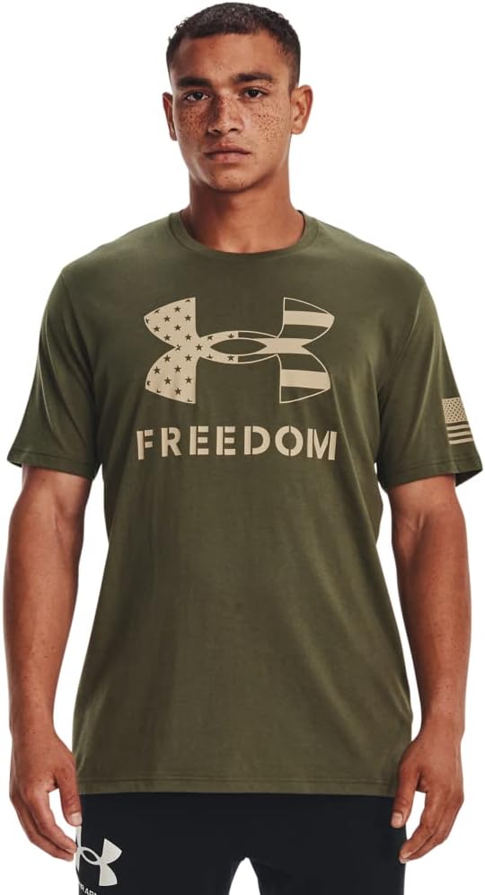 Новая мужская футболка с логотипом Freedom от Under Armour, (391) Marine Od Green/Desert Sand, Зеленый, Новая мужская футболка с логотипом Freedom от Under Armour, (391) Marine Od Green/Desert Sand
Новая мужская футболка с логотипом Freedom от Under Armour, (391) Marine Od Green/Desert Sand, Зеленый, Новая мужская футболка с логотипом Freedom от Under Armour, (391) Marine Od Green/Desert Sand