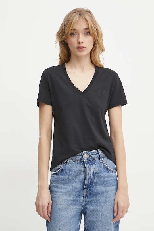 Хлопковая футболка Armani Exchange, черный
Хлопковая футболка Armani Exchange, черный