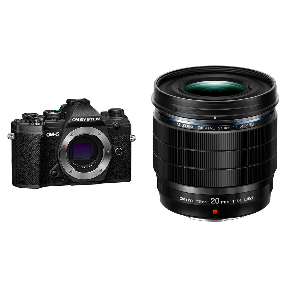 Беззеркальная камера OM SYSTEM OM-5 Mirrorless Camera with 20mm f/1.4 Lens Kit
Беззеркальная камера OM SYSTEM OM-5 Mirrorless Camera with 20mm f/1.4 Lens Kit