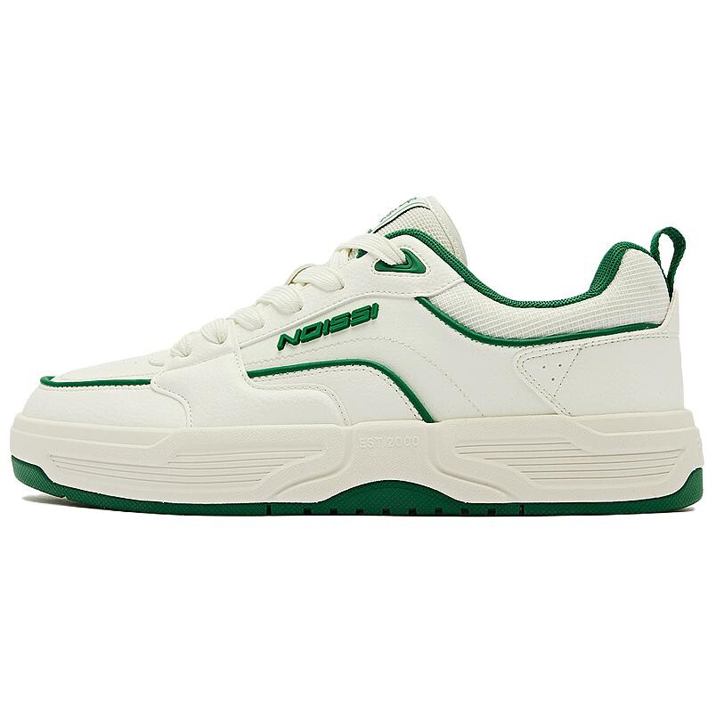 Кеды мужские, обувь для скейтбординга низкая белый/зеленый Qiaodan
Кеды мужские, обувь для скейтбординга низкая белый/зеленый Qiaodan