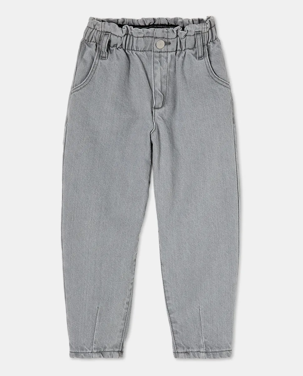 Джинсовые брюки paperbag с завышенной талией и шаровидным кроем для девочки, с сердцем на коленке Kids El Corte Inglés, светло-серый
Джинсовые брюки paperbag с завышенной талией и шаровидным кроем для девочки, с сердцем на коленке Kids El Corte Inglés, светло-серый