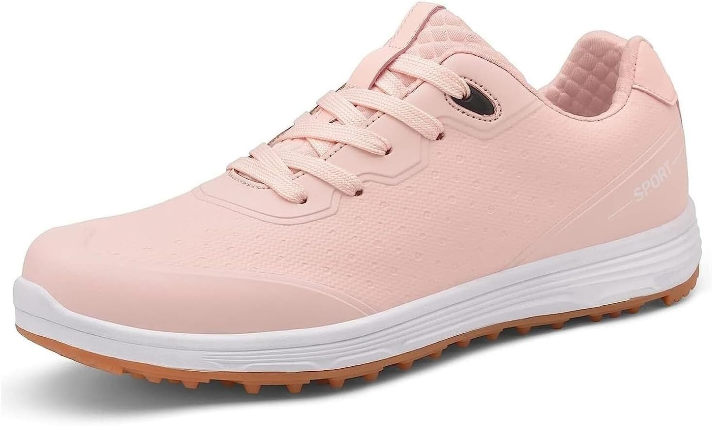Безшиповые гольф-кроссовки для мужчин и женщин, водонепроницаемая противоскользящая обувь для прогулок, удобные и дышащие кроссовки для гольфа Vibliss, розовый
Безшиповые гольф-кроссовки для мужчин и женщин, водонепроницаемая противоскользящая обувь для прогулок, удобные и дышащие кроссовки для гольфа Vibliss, розовый