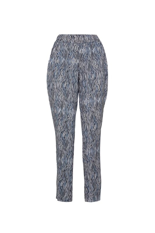 Зауженные брюки с принтом Conquista, синий
Зауженные брюки с принтом Conquista, синий