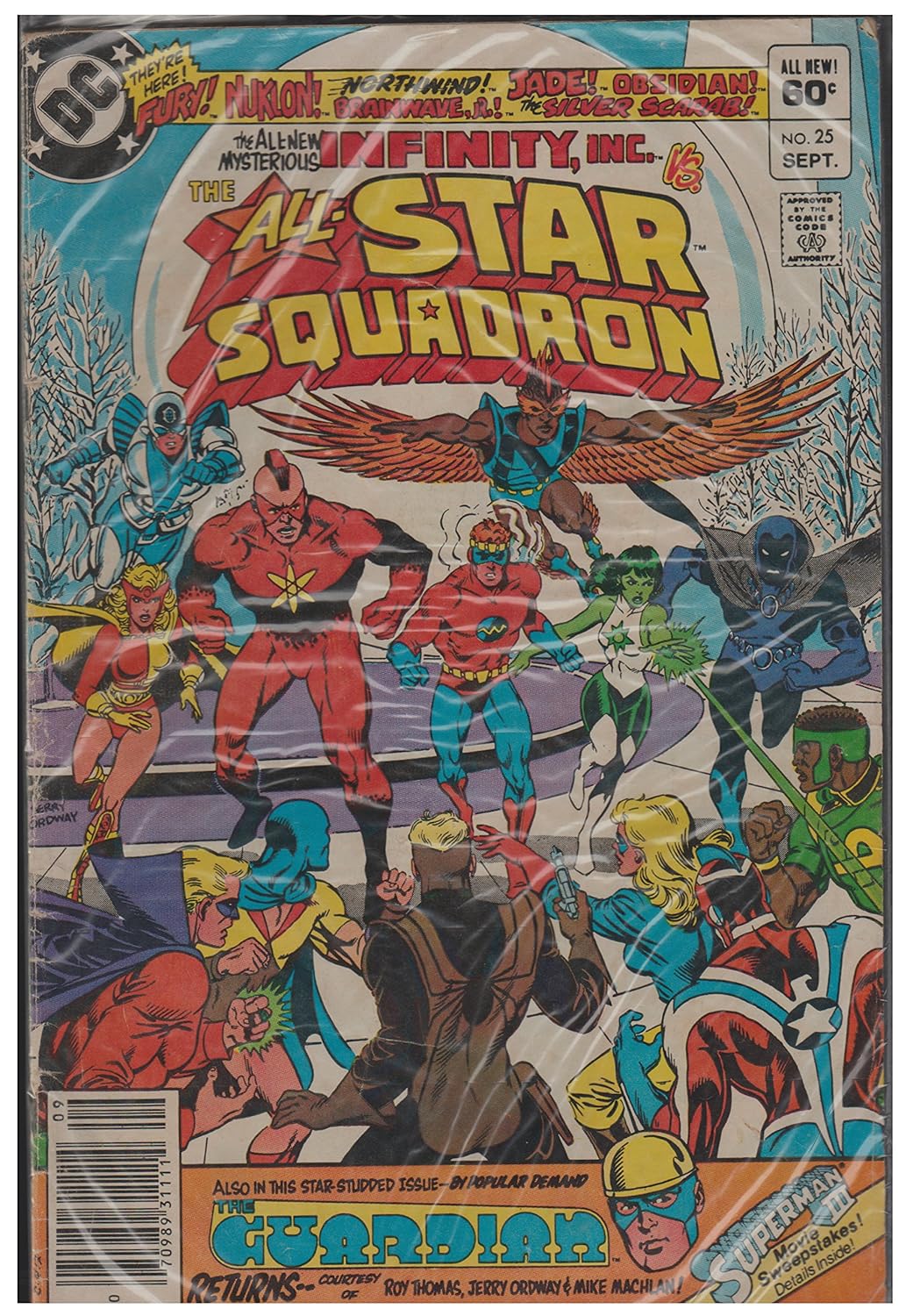 The All-Star Squadron (Comic) Sept. 1983 No. 25 (3) (DC Comics)
The All-Star Squadron (Comic) Sept. 1983 No. 25 (3) (DC Comics)