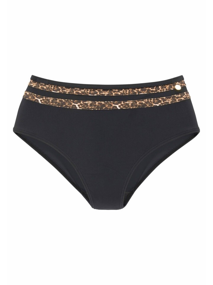 Плавки бикини LASCANA, цвет schwarz/leo
Плавки бикини LASCANA, цвет schwarz/leo