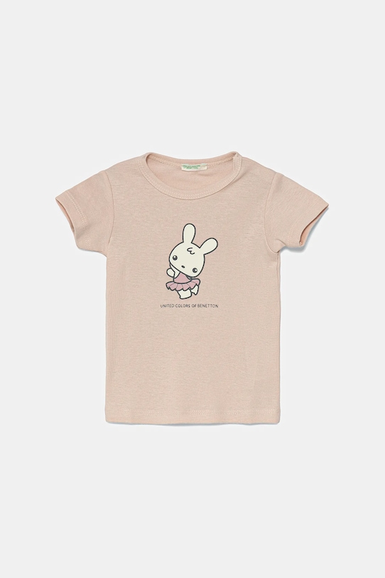 Хлопковая футболка для малышей United Colors Of Benetton, розовый
Хлопковая футболка для малышей United Colors Of Benetton, розовый