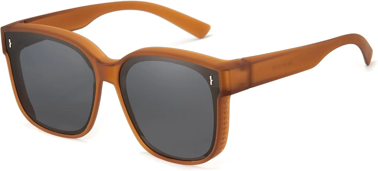 Солнцезащитные очки Cyxus Wrap Around Fit с зеркальными линзами и поляризацией для мужчин и женщин, с защитой от УФ-излучения, для вождения, артикул 1116B29, Brown
Солнцезащитные очки Cyxus Wrap Around Fit с зеркальными линзами и поляризацией для мужчин и женщин, с защитой от УФ-излучения, для вождения, артикул 1116B29, Brown