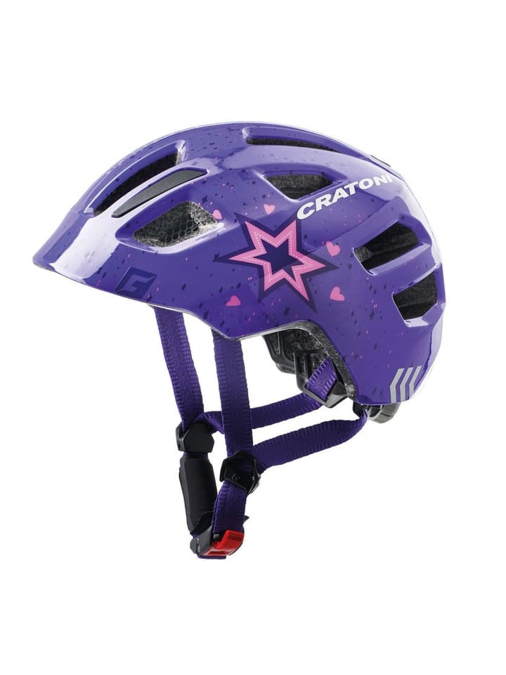 Cratoni Детский шлем Maxster глянцевого фиолетового цвета
Cratoni Детский шлем Maxster глянцевого фиолетового цвета