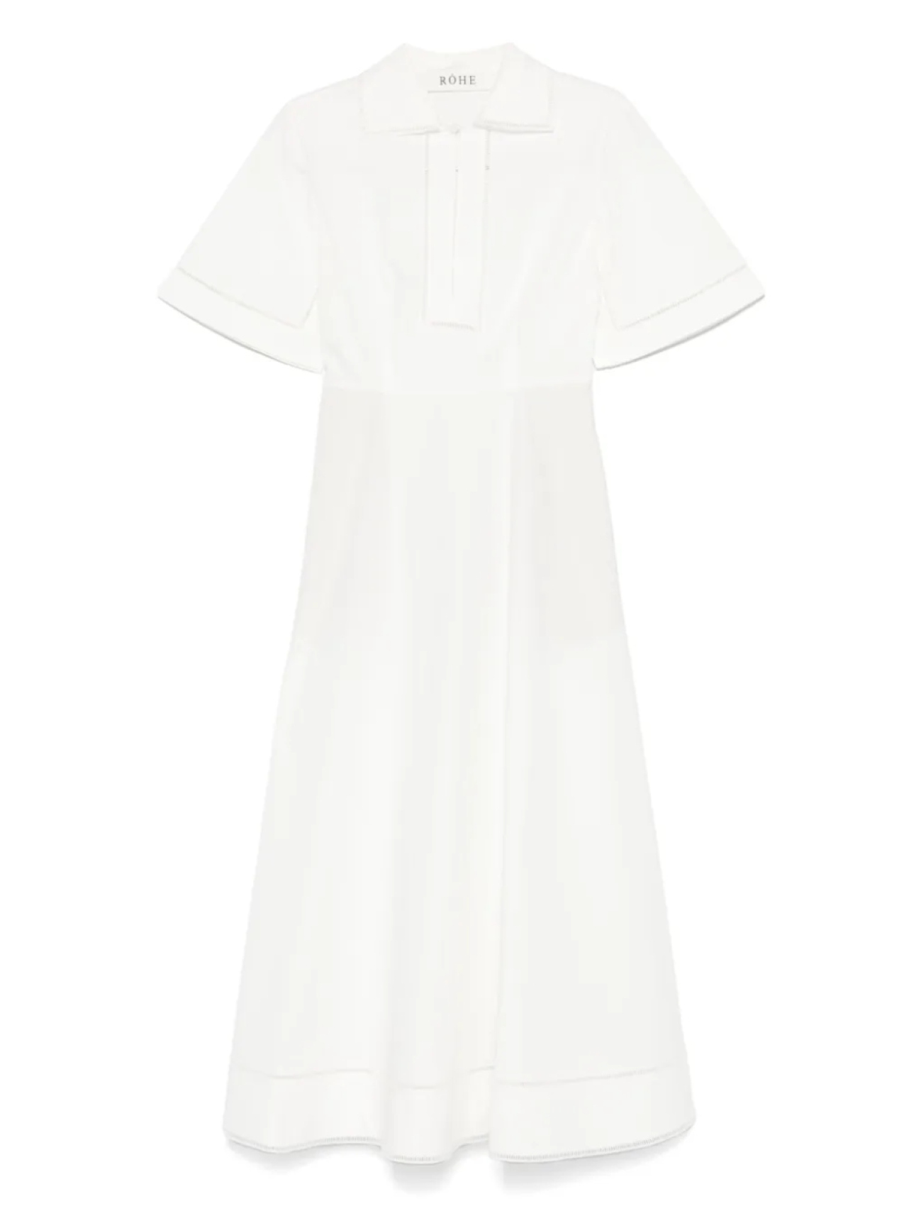 Платье из вышитого поплина Róhe, белый 
Платье из вышитого поплина Róhe, белый