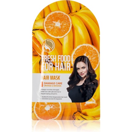 Маска для волос Fresh Food Orange Cap and Banana Farm Skin
Маска для волос Fresh Food Orange Cap and Banana Farm Skin