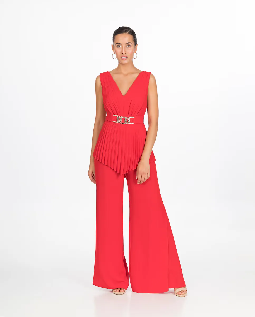 Женский комплект из топа и брюк Sonia Peña, красный
Женский комплект из топа и брюк Sonia Peña, красный