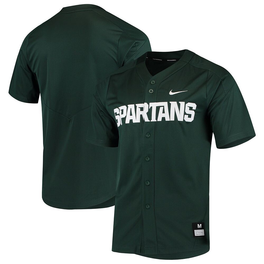 Мужская копия бейсбольной майки с полной пуговицей Nike Green Michigan State Spartans Vapor Untouchable Elite, цвет Msu Green
Мужская копия бейсбольной майки с полной пуговицей Nike Green Michigan State Spartans Vapor Untouchable Elite, цвет Msu Green