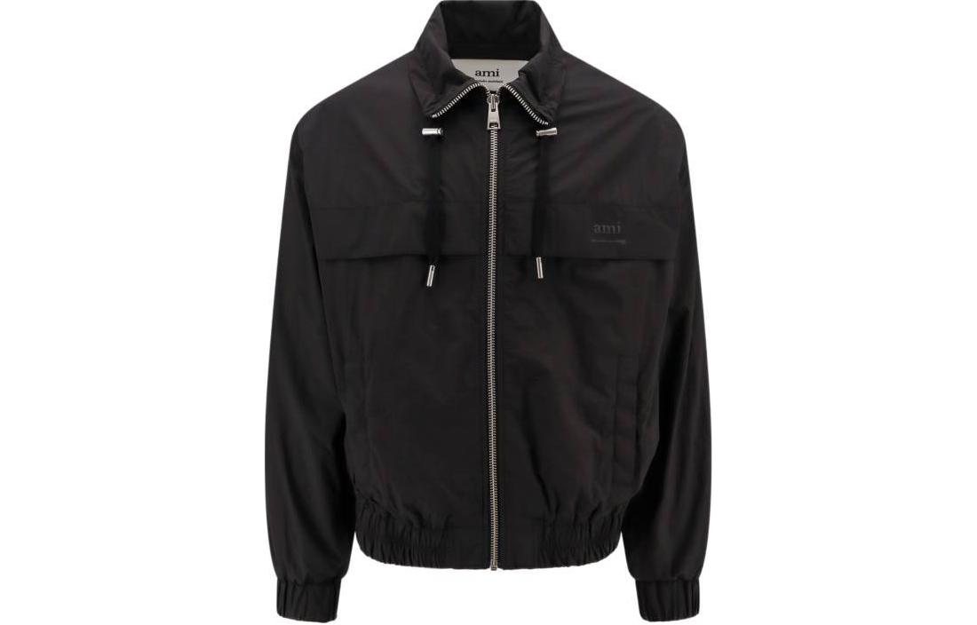 AMIPARIS Ами Париж Легкая куртка на молнии, Black 
AMIPARIS Ами Париж Легкая куртка на молнии, Black