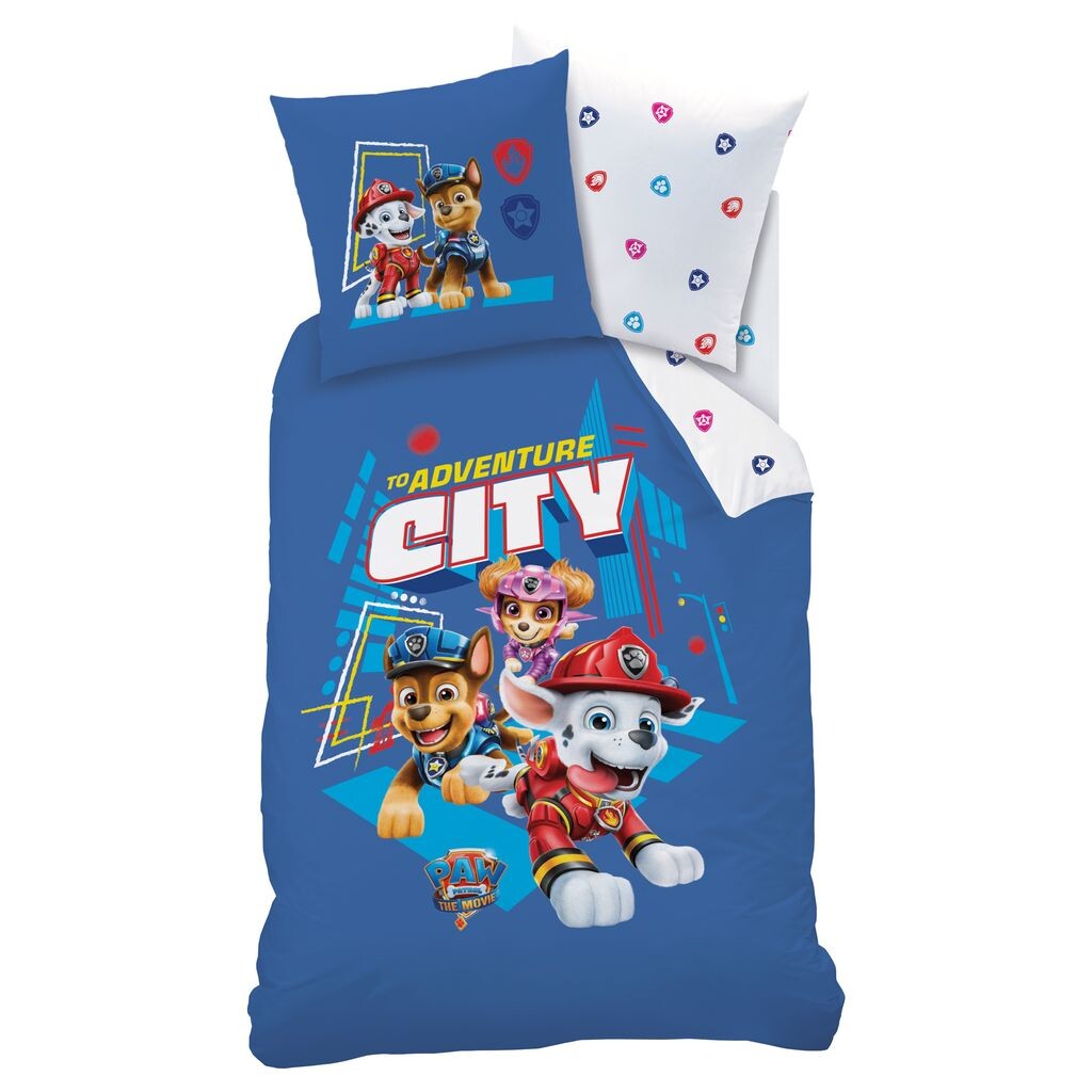 Пододеяльник Paw Patrol, Город Приключений - 140 х 200 см + 63 х 63 см - хлопок
Пододеяльник Paw Patrol, Город Приключений - 140 х 200 см + 63 х 63 см - хлопок
