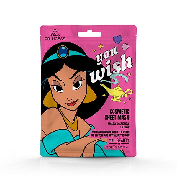 Маска для лица с жасмином MAD BEAUTY You Wish Disney Princess
Маска для лица с жасмином MAD BEAUTY You Wish Disney Princess
