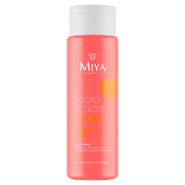 Укрепляющий шампунь с кофеином для волос, 300 мл Miya Cosmetics Scalp&More energy
Укрепляющий шампунь с кофеином для волос, 300 мл Miya Cosmetics Scalp&More energy