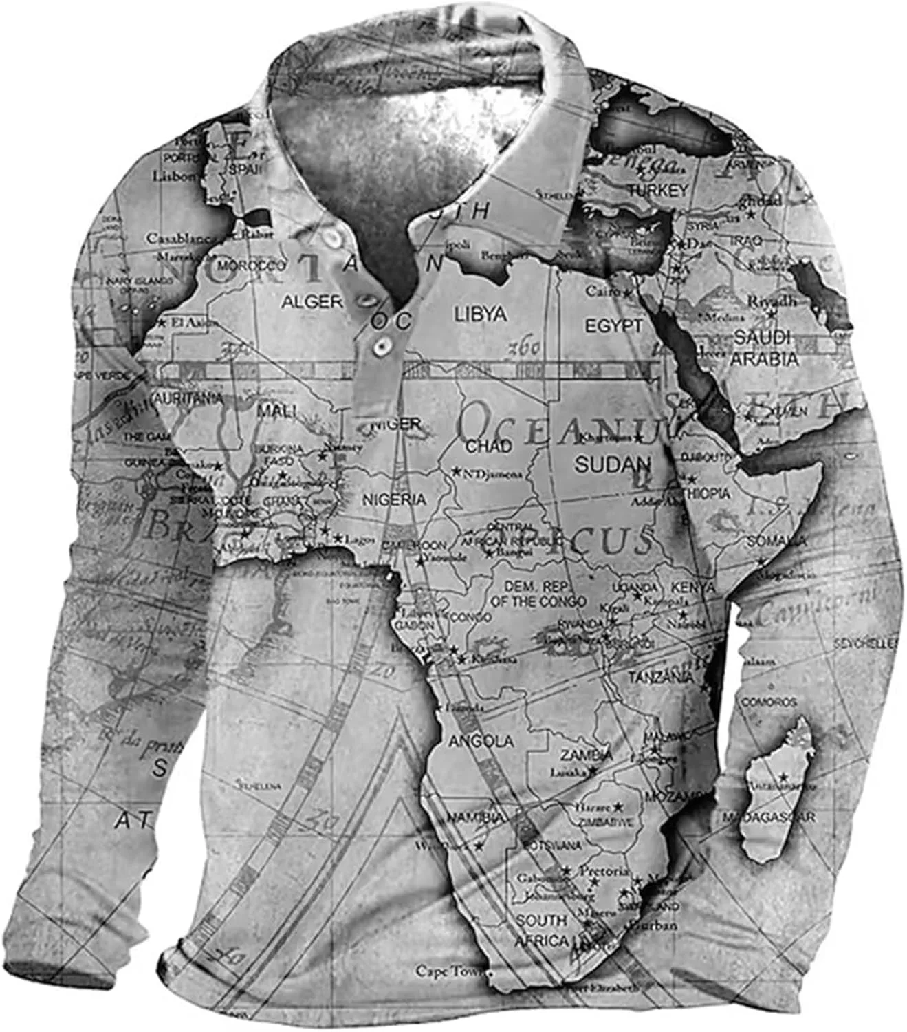 Мужская поло Vintage Casual с абстрактным принтом, Long Sleeve, Plus Size
Мужская поло Vintage Casual с абстрактным принтом, Long Sleeve, Plus Size