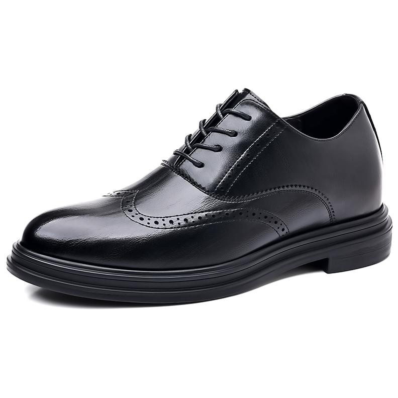 Мужские туфли JIETEGONGYANG черные со скрытой платформой
Мужские туфли JIETEGONGYANG черные со скрытой платформой