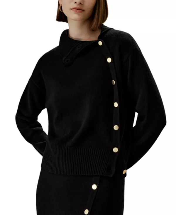 Кашемировый свитер с высоким воротником и косами Lilysilk, белый
Кашемировый свитер с высоким воротником и косами Lilysilk, белый