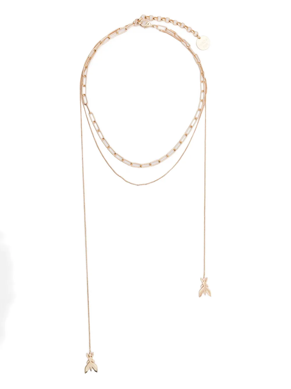 Многослойное ожерелье с подвеской-мухой Patrizia Pepe, золотистый
Многослойное ожерелье с подвеской-мухой Patrizia Pepe, золотистый