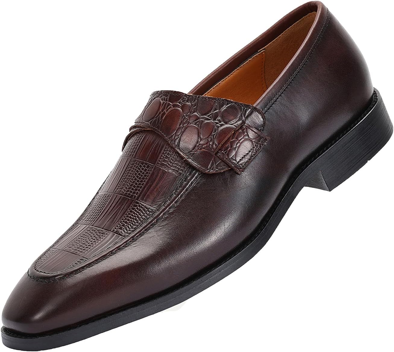 Мужские повседневные туфли Santimon из кожи, лоферы с перегородкой, Лоферы без шнурков, Роскошная удобная обувь для офиса, вечеринок и свадеб, коричневый
Мужские повседневные туфли Santimon из кожи, лоферы с перегородкой, Лоферы без шнурков, Роскошная удобная обувь для офиса, вечеринок и свадеб, коричневый