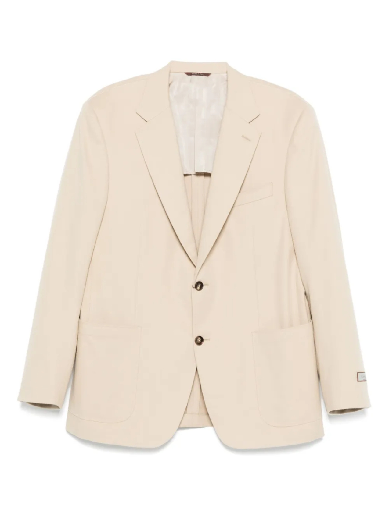 Однобортный блейзер Canali, нейтральный
Однобортный блейзер Canali, нейтральный