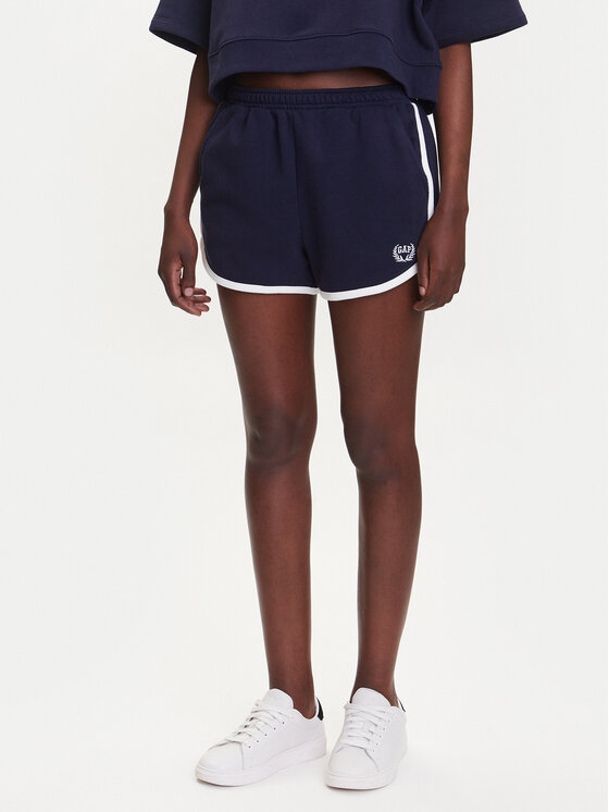 Спортивные шорты обычного кроя 778453-01 Gap, синий 
Спортивные шорты обычного кроя 778453-01 Gap, синий