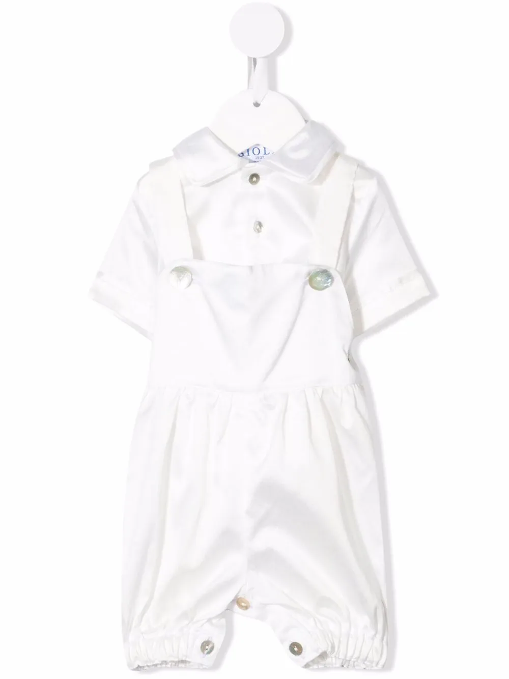 Комплект Banana из футболки и комбинезона Siola, белый
Комплект Banana из футболки и комбинезона Siola, белый