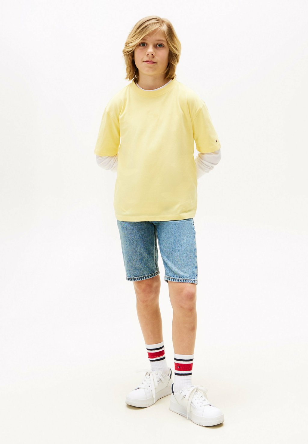 Базовая футболка Tommy Hilfiger, светло-желтый
Базовая футболка Tommy Hilfiger, светло-желтый