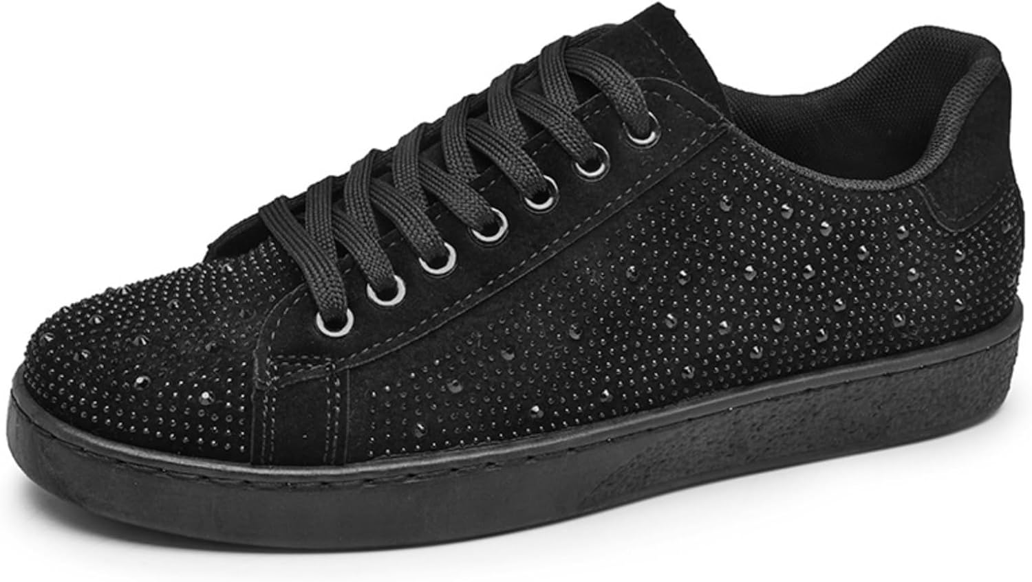 Мужские модные кроссовки с декором из страз и пайеток, верх из искусственной кожи, подошва из нескользящей резины, шнуровка, для повседневного уличного стиля (черно-белые) Lshwcift
Мужские модные кроссовки с декором из страз и пайеток, верх из искусственной кожи, подошва из нескользящей резины, шнуровка, для повседневного уличного стиля (черно-белые) Lshwcift