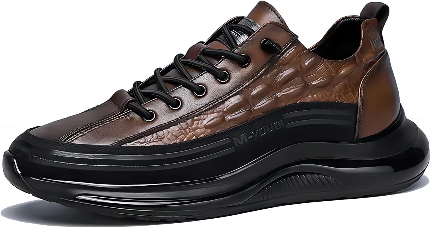 Мужские повседневные кожаные туфли с шнуровкой, модные кроссовки, лоферы, обувь для ходьбы Maizun, коричневый
Мужские повседневные кожаные туфли с шнуровкой, модные кроссовки, лоферы, обувь для ходьбы Maizun, коричневый