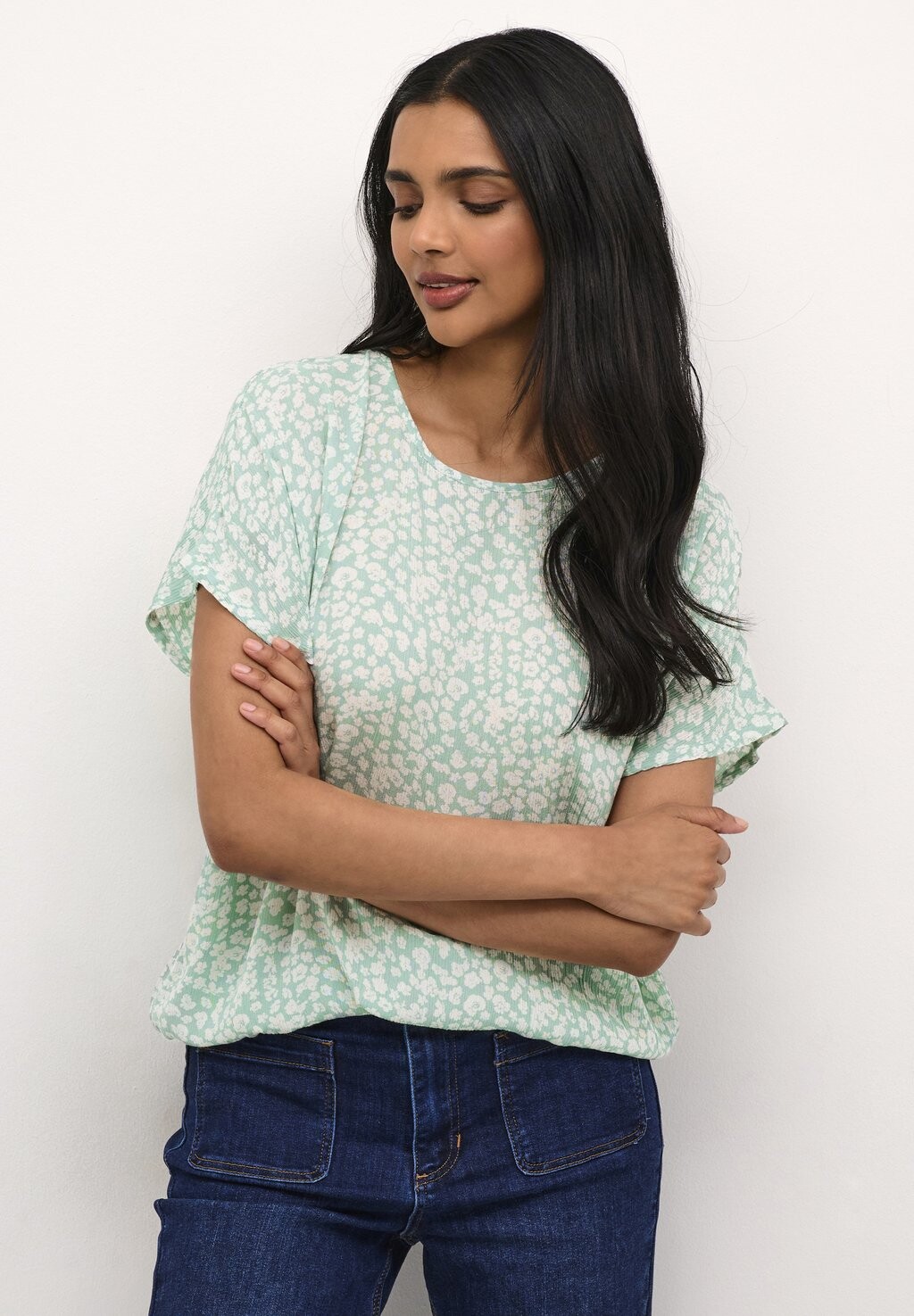 Блуза AMBER PRINTED Kaffe, светло-зеленый
Блуза AMBER PRINTED Kaffe, светло-зеленый