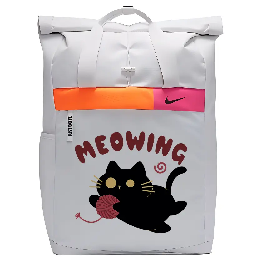 Nike Тканевый рюкзак унисекс белый, Totoro Ball Cat
Nike Тканевый рюкзак унисекс белый, Totoro Ball Cat