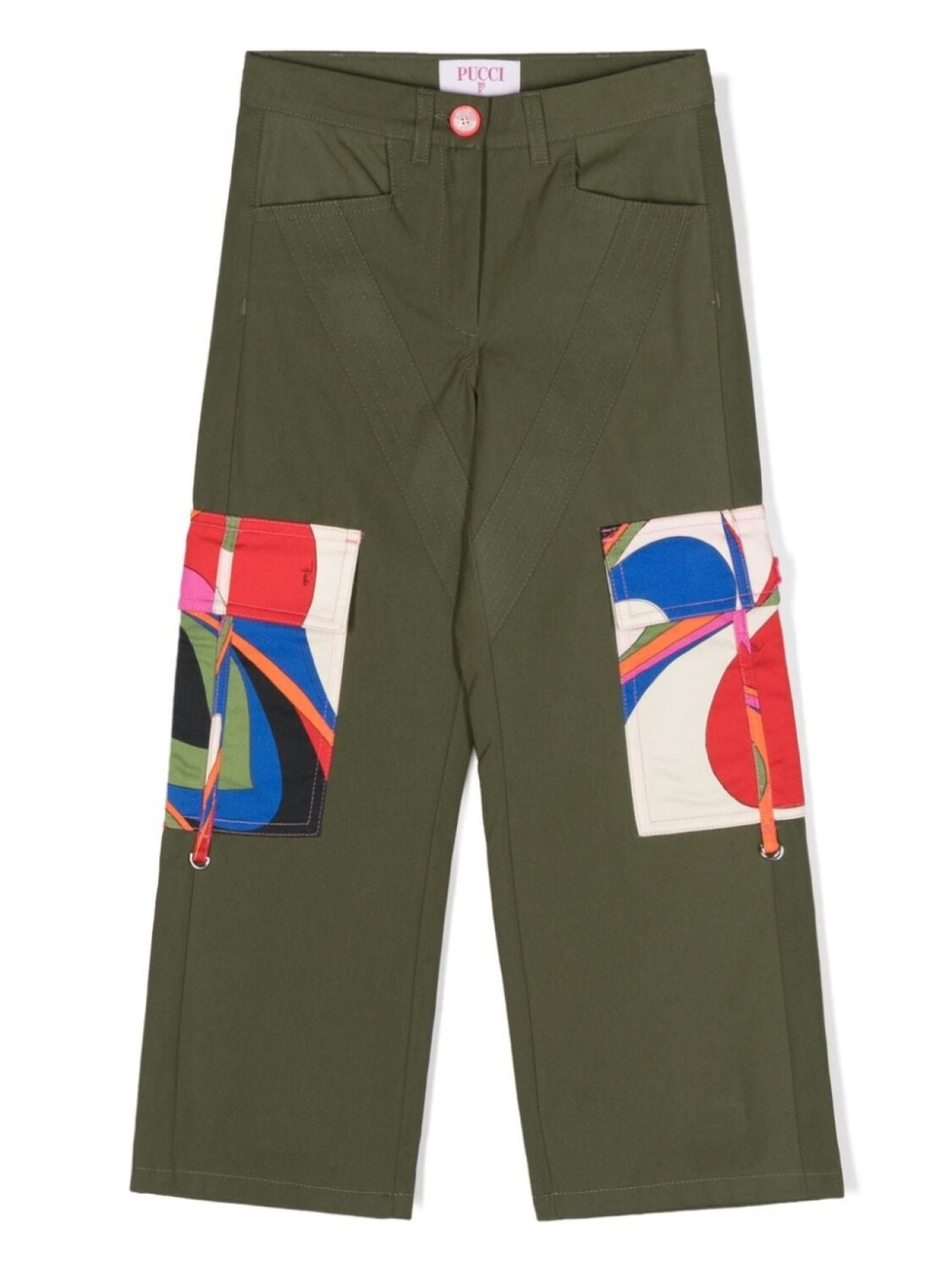 Pucci брюки карго с контрастными карманами, зеленый
Pucci брюки карго с контрастными карманами, зеленый