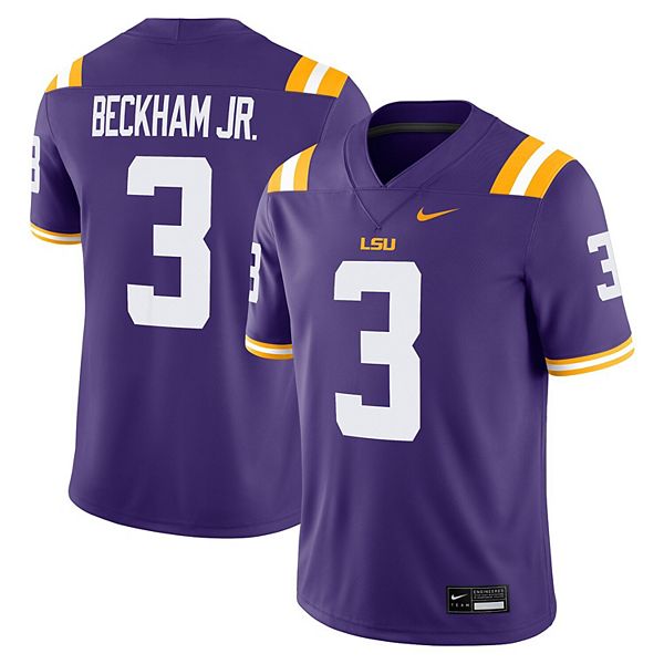 Мужская футболка Odell Beckham Jr Purple LSU Tigers Alumni Game Nike
Мужская футболка Odell Beckham Jr Purple LSU Tigers Alumni Game Nike