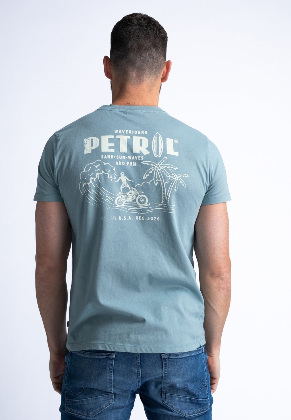 Футболка с принтом Petrol Industries, цвет aqua grey
Футболка с принтом Petrol Industries, цвет aqua grey