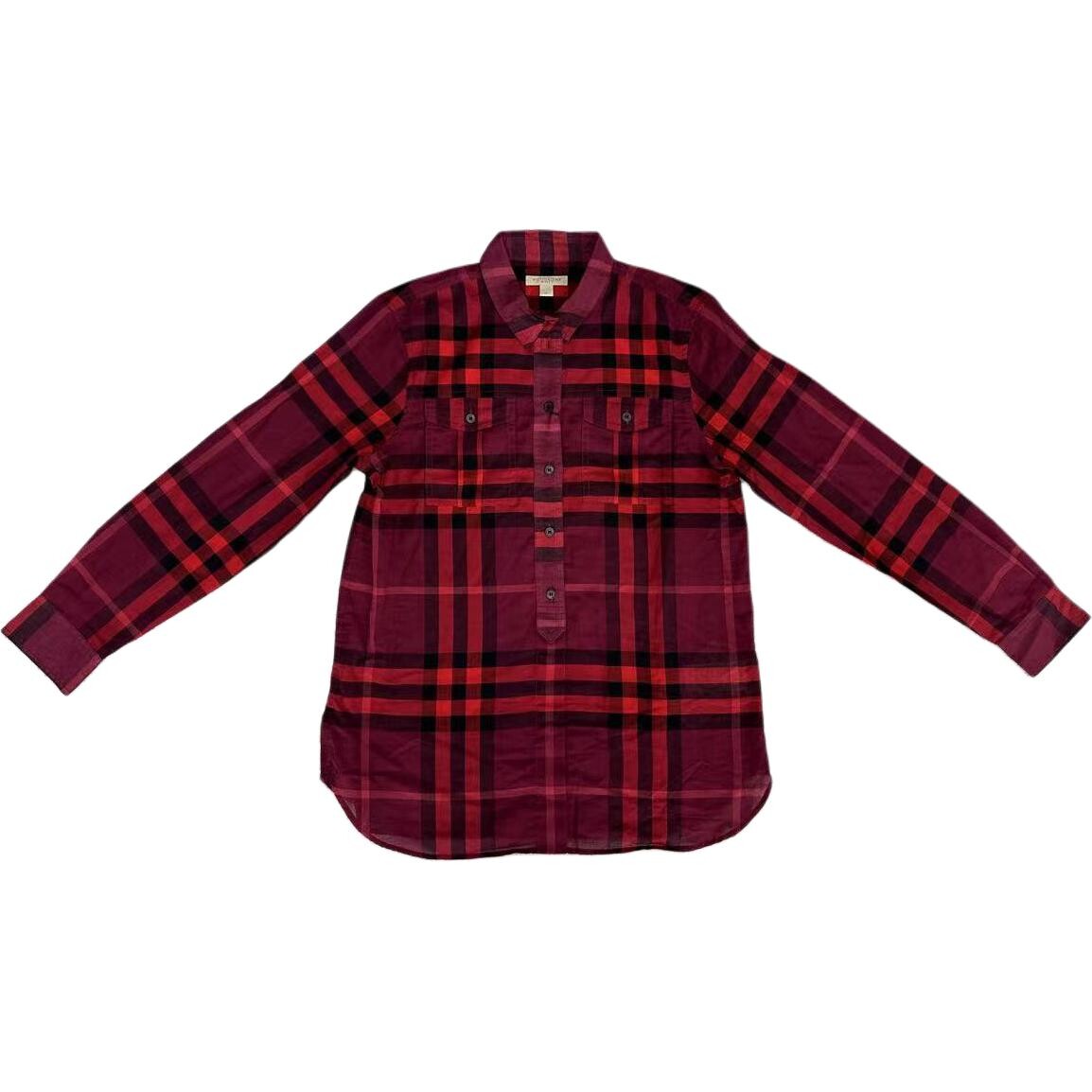 Рубашка мужская бордовая Burberry, темно-красный
Рубашка мужская бордовая Burberry, темно-красный