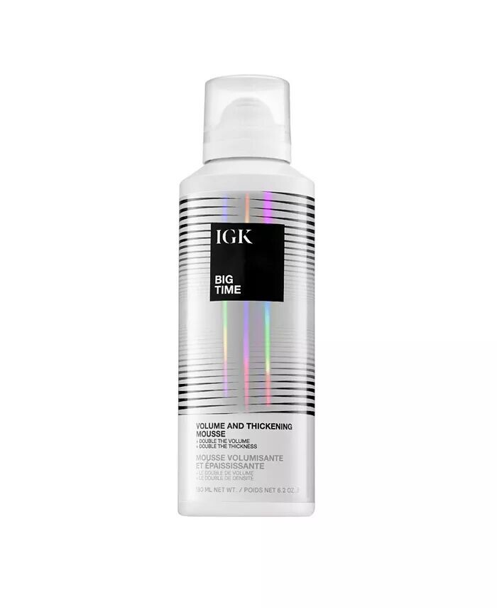 Мусс для объема и утолщения волос Big Time Igk Hair
Мусс для объема и утолщения волос Big Time Igk Hair