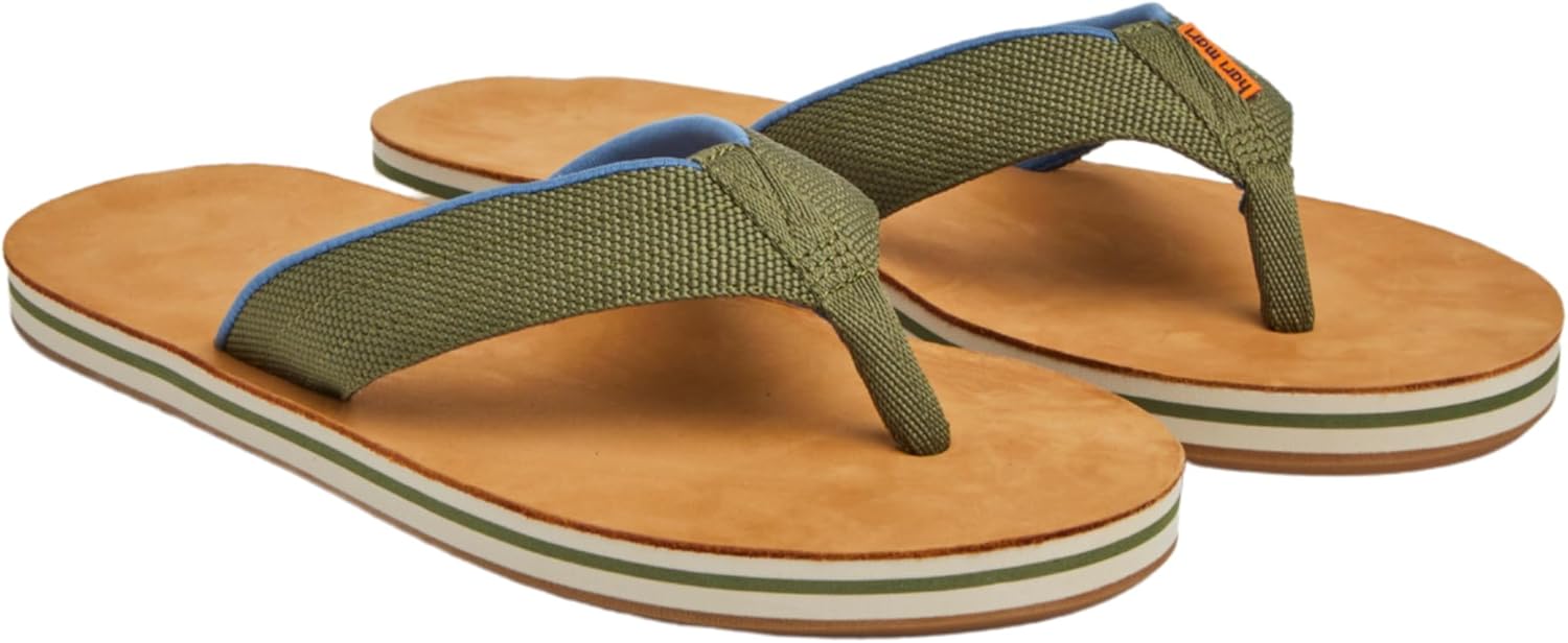 Мужские шлепанцы из нубуковой кожи с нейлоновым ремешком - без необходимости разнашивания, с плотной поддержкой свода стопы и скошенным краем для снижения риска спотыкания Hari Mari, зеленый
Мужские шлепанцы из нубуковой кожи с нейлоновым ремешком - без необходимости разнашивания, с плотной поддержкой свода стопы и скошенным краем для снижения риска спотыкания Hari Mari, зеленый