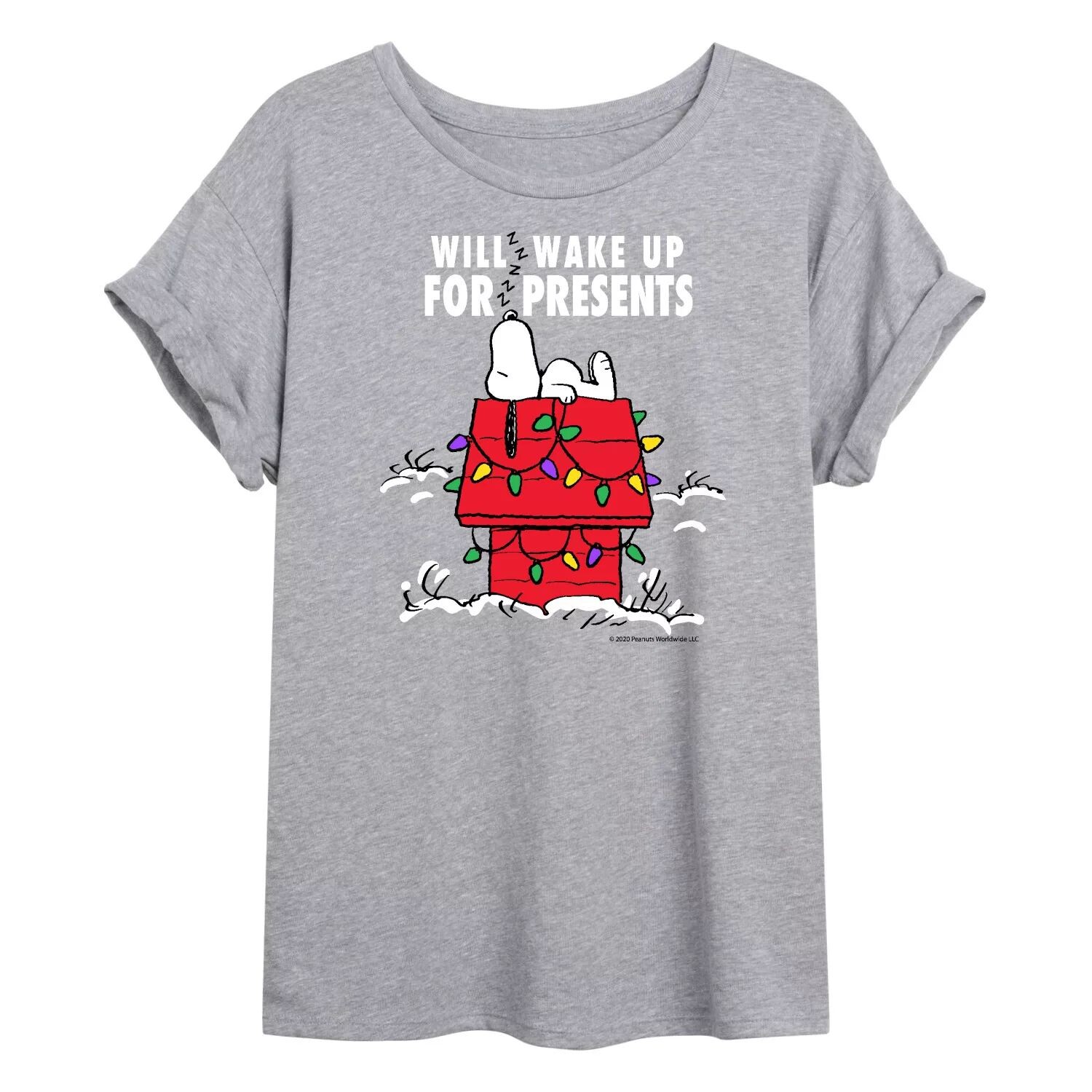 Juniors' Peanuts представляет футболку с струящимся рисунком Licensed Character
Juniors' Peanuts представляет футболку с струящимся рисунком Licensed Character