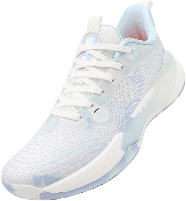 Мужские баскетбольные кроссовки с круглым носком, толстой подошвой, стойкие к скольжению, легкие, на шнуровке, с сеткой и дышащие, повседневные спортивные обувь, подходят для ходьбы, бега и игры в баскетбол Igzbibg, белый
Мужские баскетбольные кроссовки с круглым носком, толстой подошвой, стойкие к скольжению, легкие, на шнуровке, с сеткой и дышащие, повседневные спортивные обувь, подходят для ходьбы, бега и игры в баскетбол Igzbibg, белый